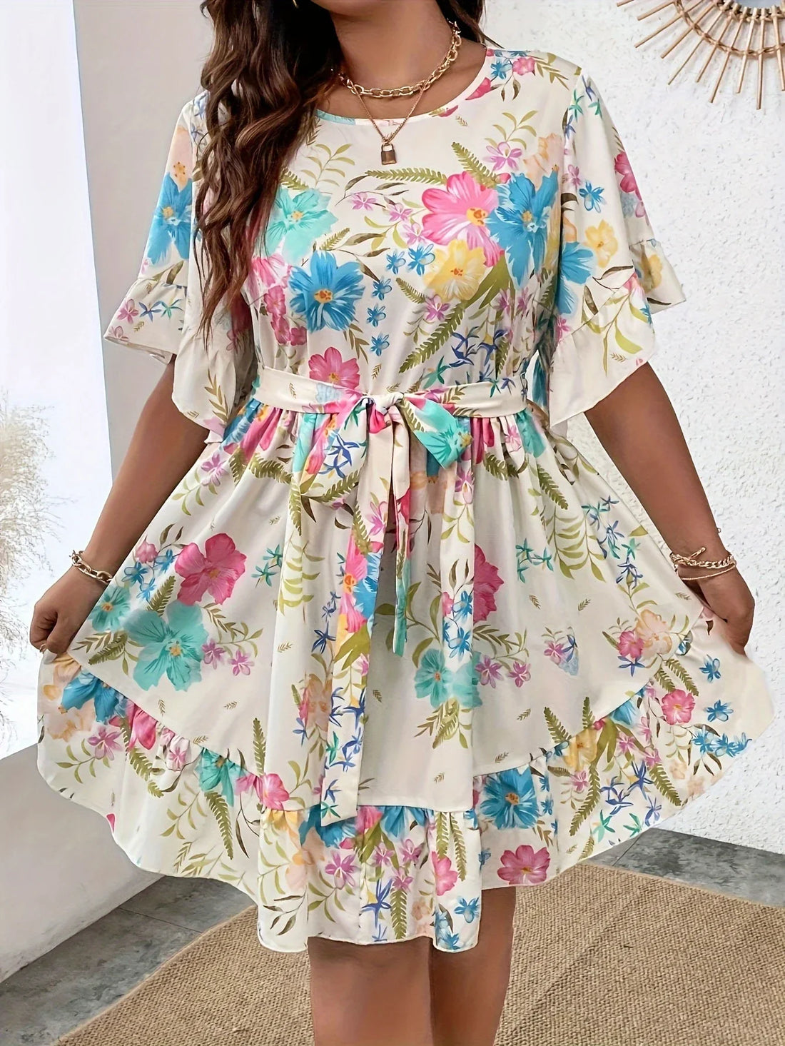 Three dress silhouettes on different body shapes