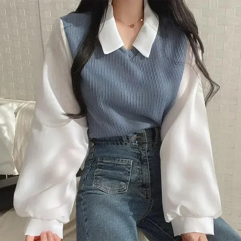 Nexalift Soie Satin Button Blouse — Nexalift