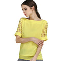 Nexalift Greenwich Polo Knit Top — Nexalift